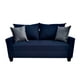 thumbnail image 1 of Love Seat Salvanto Lilo Lino Azul, Moderno, 2 Plazas, 1 of 7