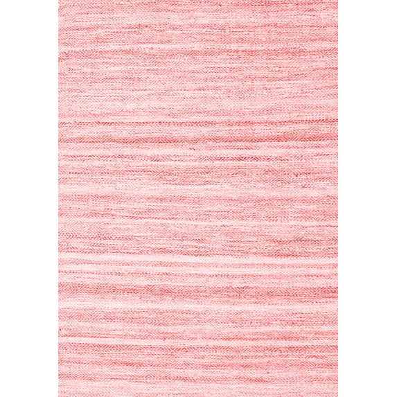 Ahgly Company Indoor Rectangle Solid Red Modern Area Rugs, 2' x 4'