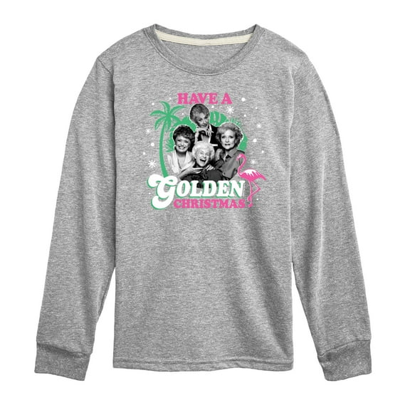 Golden Girls - Have A Golden Christmas - Toddler And Youth Long Sleeve Graphic T-Shirt