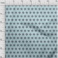 thumbnail image 2 of oneOone Polyester Lycra Sky Blue Fabric Leaves & Floral Block Craft Projects Decor Fabric Printed By The Yard 56 Inch Wide, 2 of 4