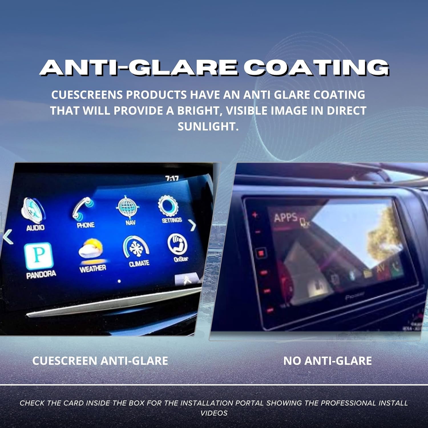 Cadillac CUE Touch Screen Replacement – Compatible with 2013–2020 Models – Standard Gel-Free Display with New Dual-Mode Chip & Install Guide – Trusted Quality from Cuescreens USA