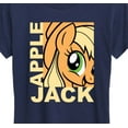 thumbnail image 3 of My Little Pony - Character Block Apple Jack - Women's Short Sleeve Graphic T-Shirt, 3 of 5
