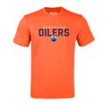 thumbnail image 2 of Men's Levelwear Heather Orange Edmonton Oilers Richmond Carve T-Shirt, 2 of 3