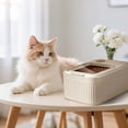 thumbnail image 6 of Airtight Pet Storage Container Dog With Lid Keep Pet Fresh IdealforStoring Dry Kibble Grain Rice And More, 20lb Airtight Pet Food Container, Dog & Cat Kibble Storage, 6 of 7