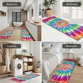 thumbnail image 5 of Rainbow Tie Dye Mandala Pattern Kitchen Rugs Sets Of 3,Kitchen Runner Rugs Non Skid Washable,Decorative Kitchen Floor Mats for Kitchen,Sink,Laundry,17"x30"+ 17"x47" + 17"x59", 5 of 6