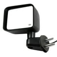 thumbnail image 3 of SCITOO CH1320390 Side View Mirror Driver Side Mirror Compatible with 2007-2017 For Jeep Wrangler Manually Folding Heated Left Side Mirror Replace Mirror Parts Exterior Mirror Black, 3 of 10