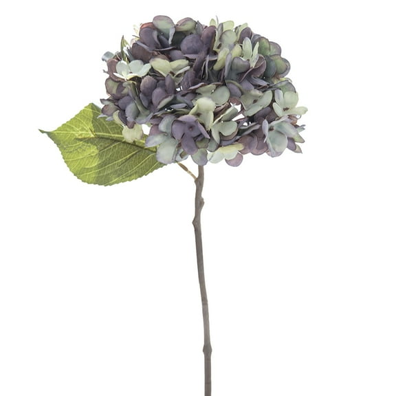 Fake Hydrangea Flowers Artificiales Bouquets Faux Silk Hydrangea with Stems for Home Wedding Party Table Core Decoration, Blue