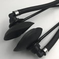 thumbnail image 2 of Outboard Boat Dual Water Feed Motor Flusher Round Ear Muff Cup Universal, 2 of 5