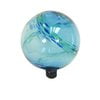 thumbnail image 5 of Echo Valley Blue Ocean Mist 10 inch Hand Blown Glass Outdoor Garden Gazing Ball, 5 of 5