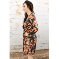 thumbnail image 3 of ABPHQTO Vestido de mujer de manga larga fruncido con estampado floral, 3 of 5