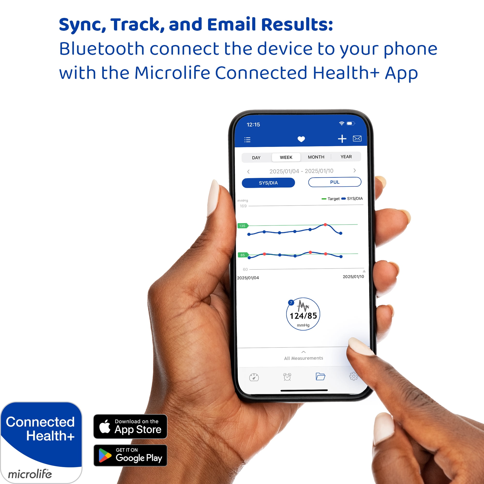 Rite Aid Series 600 Bluetooth Upper Arm Blood Pressure Monitor, 2 users, Stores 198 Measurements, Connect to Health App