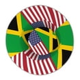 thumbnail image 2 of America Jamaica Flag Bucket Hat Stripe Beach Fisherman Hats For Women Men Reversible Double-Side-Wear With Reflective, 2 of 7