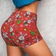 thumbnail image 4 of Fotbe Cute Christmas Bunny Shorts Sin Costuras – Shorts Deportivos de Cintura Alta para Mujer, Elásticos para Gimnasio, Yoga, Running o Ciclismo-Small, 4 of 8