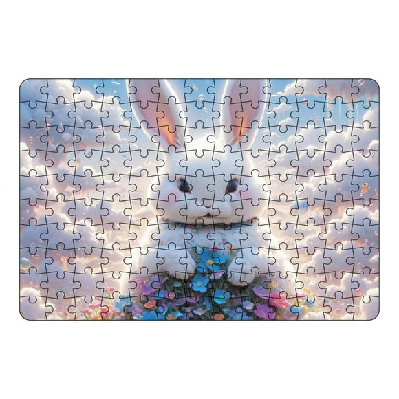 TIELUTT Puzzles Easter Puzzle Set Easter Bunny Puzzles Educational Puzzles for Kids for Family Game Night 8200 Hokusai Toughest A2play