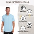thumbnail image 6 of Iceglad Golf Shirts for Men Short Sleeve Dry Fit Print Performance Moisture Wicking Polo Shirt, 6 of 7