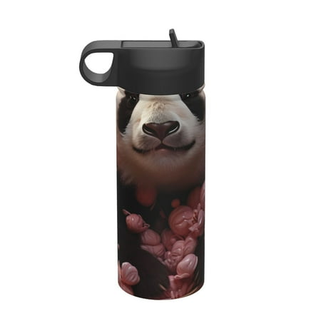 

Matuu Cute Cloud Panda for 18oz Durable Thermal Cups Keep Drinks Cold & Hot Insulated Coffee Mug with Lid (With Straw)