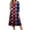 Black, variant on Womens Maxi Dress 250th Anniversary Stars Stripes Beach Long Dresses Independence Day Art Print 4th July Summer Dresses Casual Resort Wear Yellow S