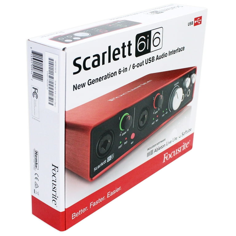 echoplexep4☆Focusrite scarlett 6i6 echoplexep4☆Focusrite