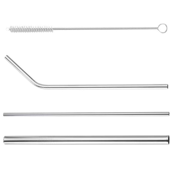 Stainless Steel Straw Water Straws Useful Milk Drinking Giant Metal Smoothie Reusable Drinks