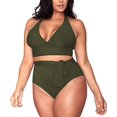 thumbnail image 1 of Traje de baño de talle alto con control de barriga para mujer, talla grande, cobertura completa Namotu CZMR-YX19-9, 1 of 1