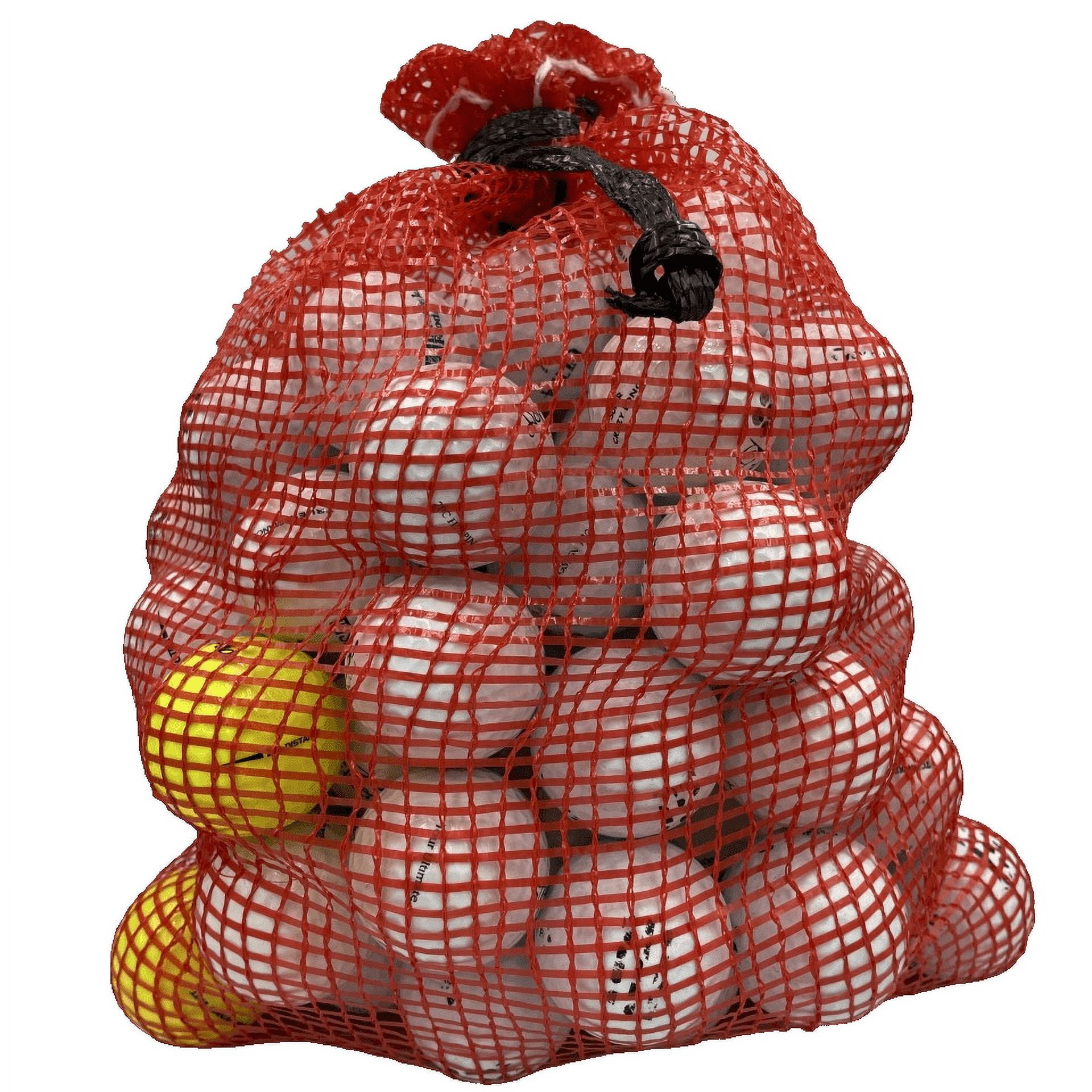 Golf Ball Planet - 72 Ball Mesh Bag Hit Away Practice Recycled Golf Balls
