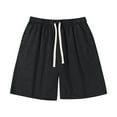 thumbnail image 1 of StSilkitty Athletic Shorts for Womens Elastic Waist Drawstring Gym Workout Shorts Solid Color Lightweight with Pockets, 1 of 5