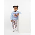 thumbnail image 4 of Gracie’s Corner Baby and Toddler Girls Fleece Sweatshirt and Leggings Set, Sizes 12M–5T, 4 of 8