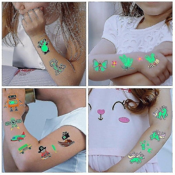 Pegatinas luminosas ni?o chico juguete brazo pierna para ni?os pegatina luminosa dibujos animados interruptor luminoso pegatina