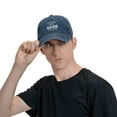 thumbnail image 7 of I Paused My Game To Be Here Baseball Cap Vintage Soft Washed Denim,Golf Dad Hat Adjustable Trucker Hats for Men Women Unisex Adult,Navy Blue, 7 of 7