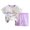 White, variant on AWZXDE Girls Summer Casual Outfits Short Sleeve T Shirt And Shorts Set Toddler Playwear For 1 7 Years Comfortable Kids Clothing Sky Blue,5-6 Years