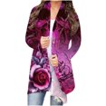 thumbnail image 1 of Cárdigan de mujer Cárdigan de frente abierto Cárdigan de manga larga de moda Casual Festival Estampado Blusa superior Odeerbi ODB-2, 1 of 6