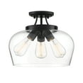 thumbnail image 5 of Octave 3-Light Ceiling Light in Black, 5 of 5