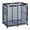 Blue, variant on Yescom 35x33x22 Mesh Pool Storage Bin Rolling Cart Organizer, Black
