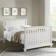 Oxford Baby Langston 4-in-1 Convertible Crib, Graphite Gray, Wooden Crib