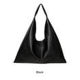 thumbnail image 4 of Bolso de asas de cuero PU Sonducket grande negro, 4 of 6