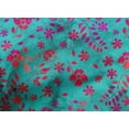 thumbnail image 4 of oneOone Cotton Cambric Teal Green Fabric Batik Fabric For Sewing Printed Craft Fabric By The Yard 42 Inch Wide, 4 of 4