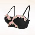 thumbnail image 6 of MDUKONU Womens Bras Womens Seamless Jelly Bras No Underwire Comfort Push Up Bras Buttery Soft Wireless Bralette Full Coverage Sports Bra Black S, 6 of 6