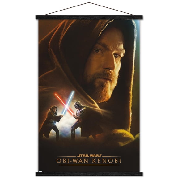 Star Wars: Obi-Wan Kenobi - Obi-Wan Collage Wall Poster with Magnetic Frame, 22.375" x 34"