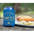 thumbnail image 3 of Camco Life is Better at The Campsite Can Sleeve | Features an RV-Themed Design, Easy to Grip, and Holds 12oz Cans | Navy, Neoprene (53247), 3 of 6