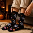 thumbnail image 7 of WJOSBXT Halloween Socks Men Women 2026 Bat Witch Hat Halloween Graphic Socks Funny Plus Size Moisture Wicking Sock Unisex, 7 of 7