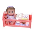 thumbnail image 4 of JC Toys Lil Cutesies 9 All Vinyl Baby Doll Bed Time Gift Set | Posable and Washable | Removable Outfit | Rocking Crib and Bed Time Accessories Ages 2+, 4 of 5