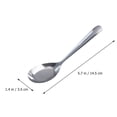 thumbnail image 3 of 5pcs Long Handle Porridge Spoons Stainless Steel Soup Spoons Rice Spoons, 3 of 9