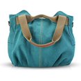 thumbnail image 1 of Bolso de Lona para Mujer Bolso Bandolera Bolso de Hombro para Mujer Bolso Hobo para Mujer Azul Lago, 1 of 5