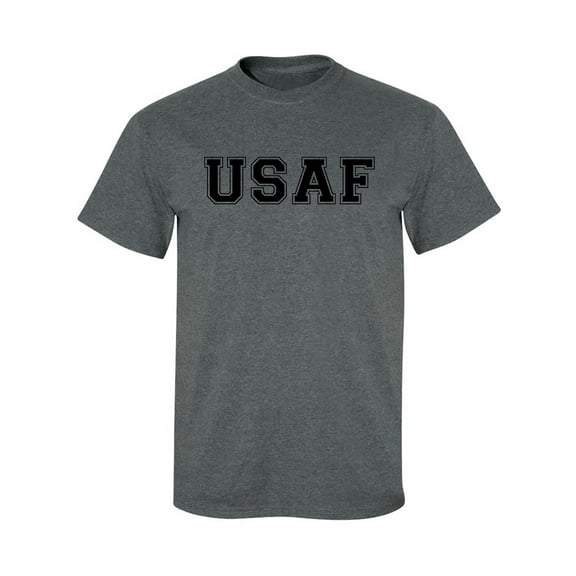 USAF Air Force S/S T-Shirt in Graphite Heather