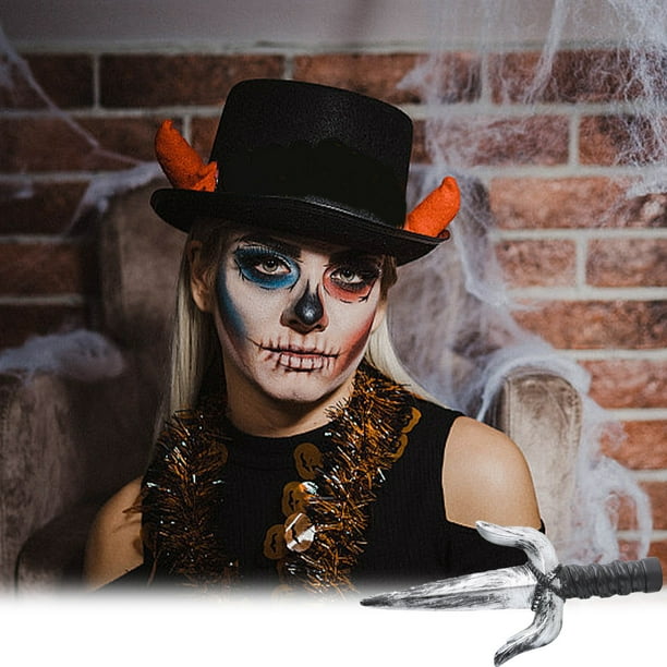 Fiudx Accesorios para Fiesta de Halloween, Cuchillo, Hacha y Motosierra de Plástico Realistas, Material Seguro y No Tóxico, Perfecto para Disfraces, Decoración de Fiesta de Halloween, Tamaño 40 X 13