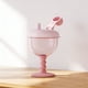thumbnail image 5 of Learning Cup, Vaso de pajita con pie alto, 6oz 180 ml tapa a prueba de derrames • Plástico de alta resistencia al calor • Marcas de medición claras • Vaso EasyDrinking, 5 of 7
