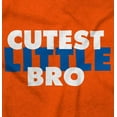 thumbnail image 2 of Cutest Little Bro Youngest Brother Bodysuit Jumper Boys Infant Baby Brisco Brands 12M, 2 of 7