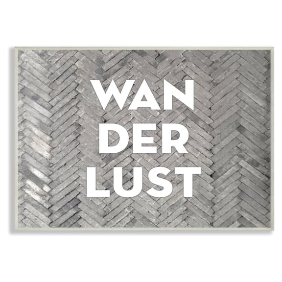 The Stupell Home Decor Collection Wanderlust Patterned Bricks Wall Art