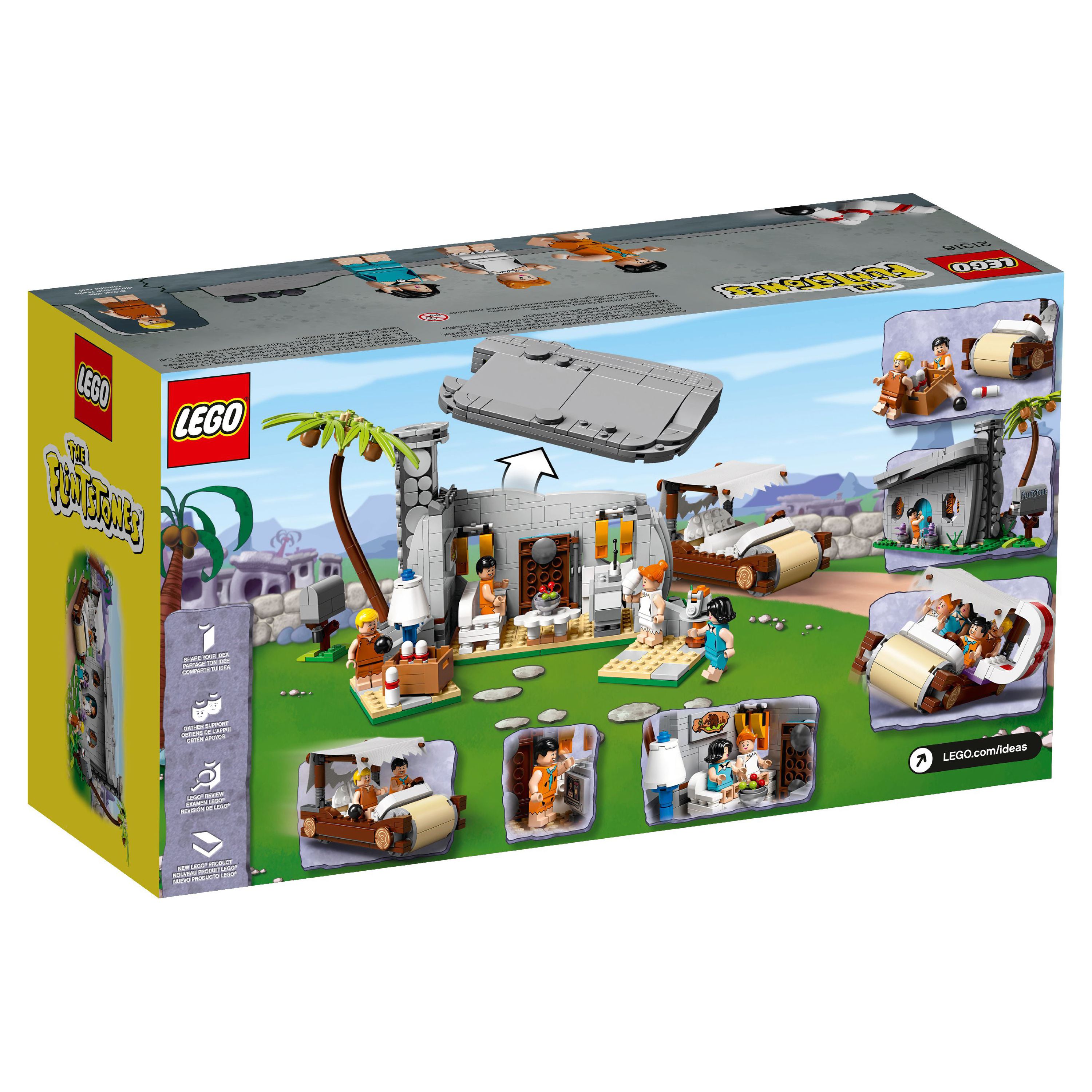 LEGO Ideas The Flintstones House Building Set 21316 - image 5 of 7