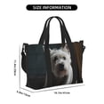 thumbnail image 2 of Rocae Dog Wrapped in Towel 1 for Travel Shoulder Bag Top Handle Handbag with Yoga Mat Buckle for Gym, Work, Travel, 2 of 7